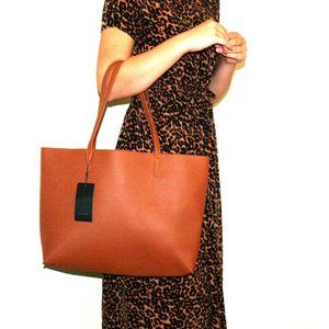Bugatti Cognac Vegan Leather Tote Bag Style# TTE2289BU